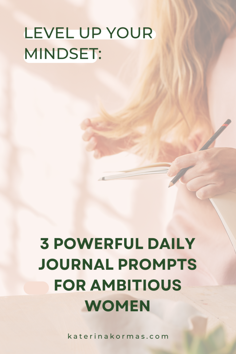 journal prompts for ambitious women