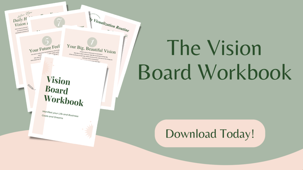 Vision Board Workbook Graphic